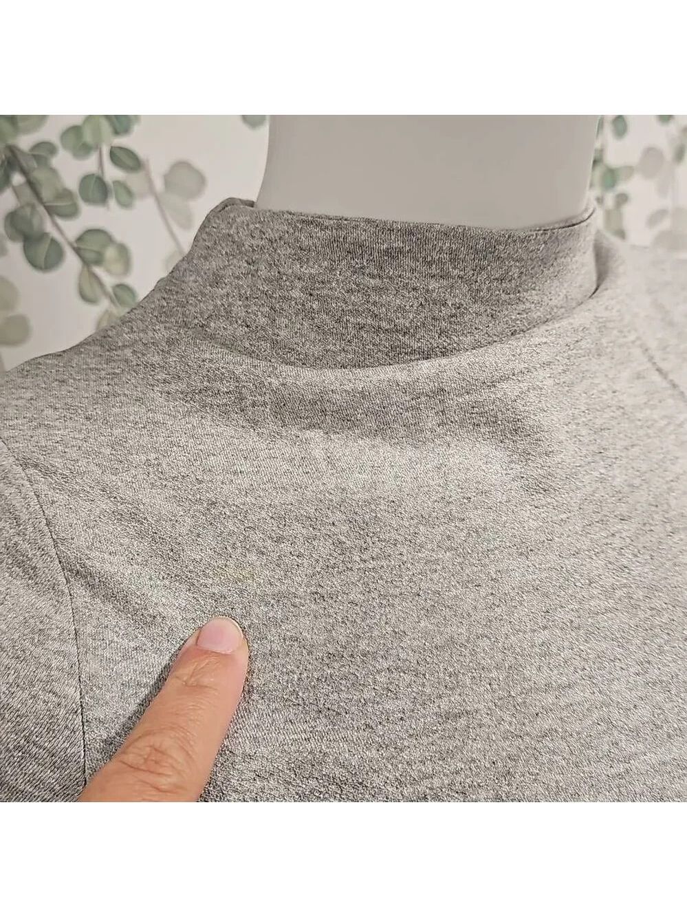 Naked Wardrobe THE NW CROP TOP IN HEATHER GREY Sz M - Picture 4 of 9
